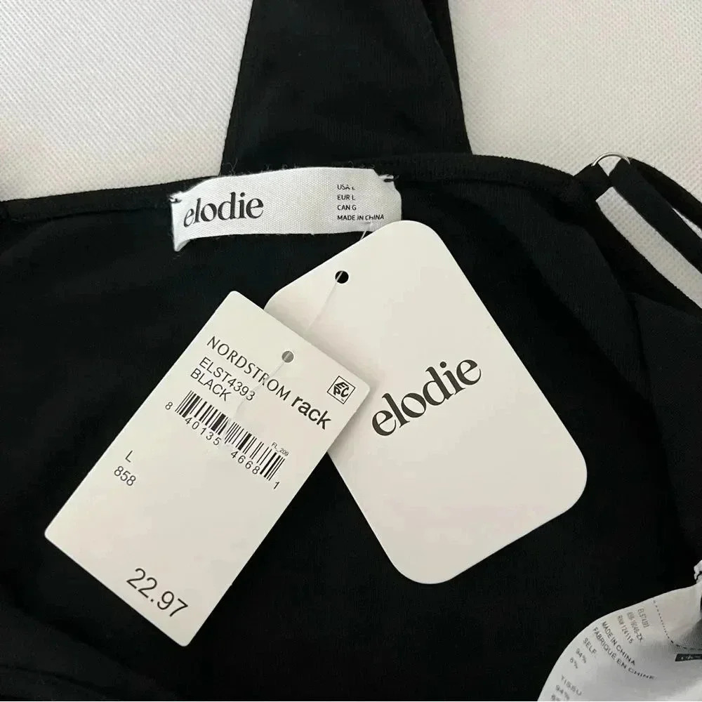 Elodie Bodysuit Adjustable Straps size Large Black - Picture 8 of 9